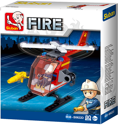 M38-B0625 32 Boxes of Sluban Fire Truck with Aerial Ladder Details about   Sluban Master Case 