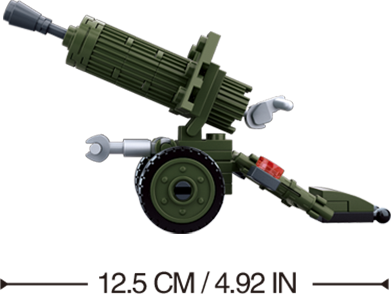 Sluban German Army Rocket gun M38-B0680A