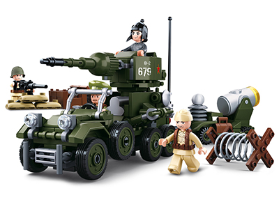 M38-B0679 Sluban WWII Giftbox 4into1