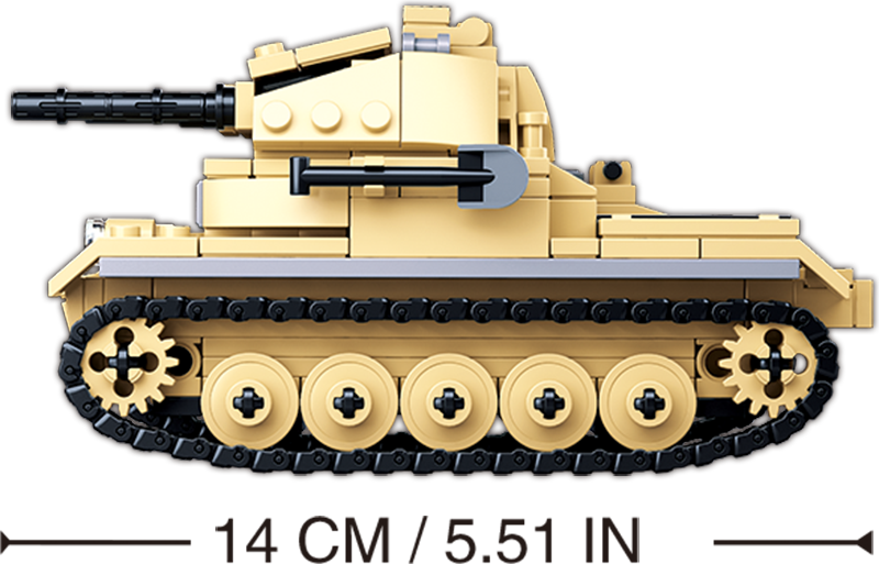 Sluban M38-B0691N World War II Reborn Panzer II Military