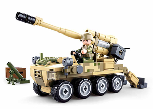 M38-B0751 Sluban 8x8 Mobiel Kanon