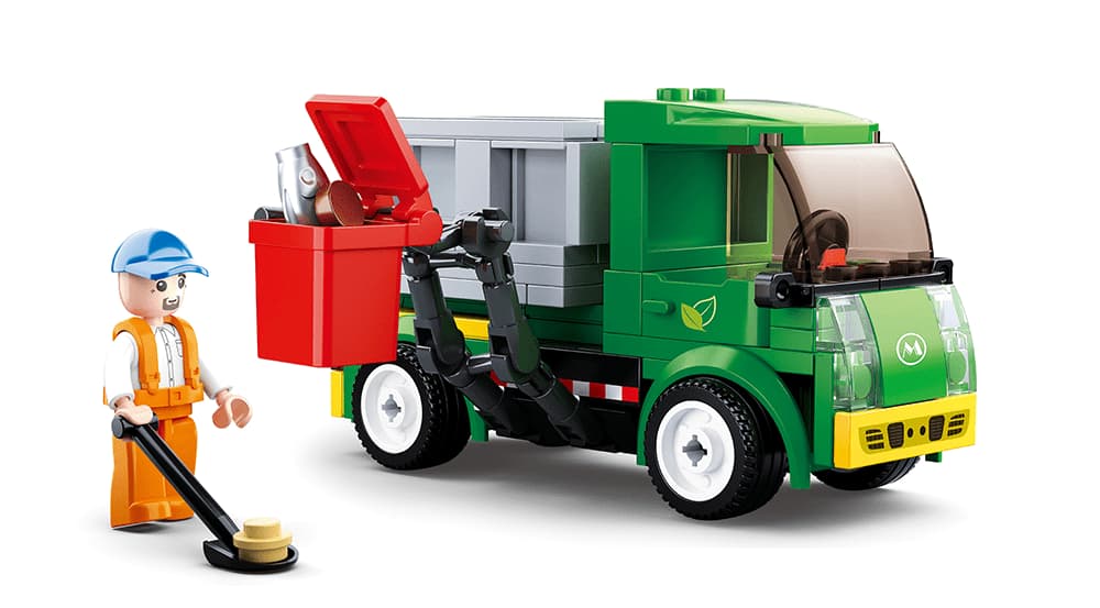 M38-B0781B Sluban Vuilniswagen