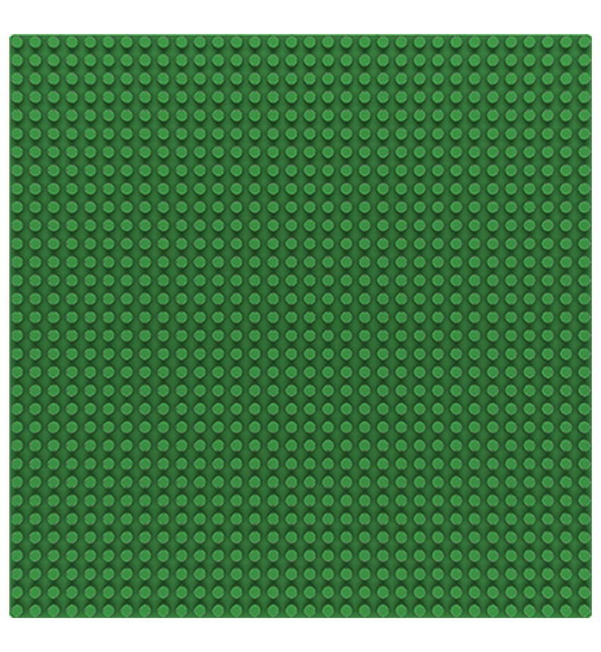 M38-B0833C Sluban Base Plate 32 x 32 Green