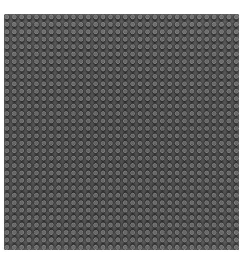 M38-B0833D Sluban Base Plate 32 x 32 Grey