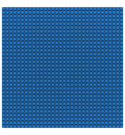M38-B0833E Sluban Basisplaat 32 x 32 Blauw
