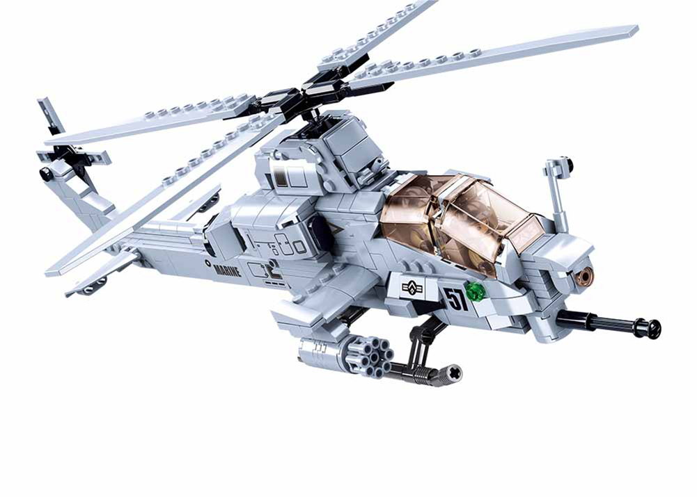M38-B0838 Hélicoptère de combat Sluban