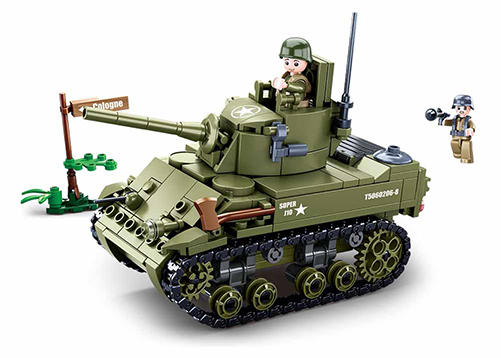 M38-B0856 Sluban Lichte Geallieerde Tank