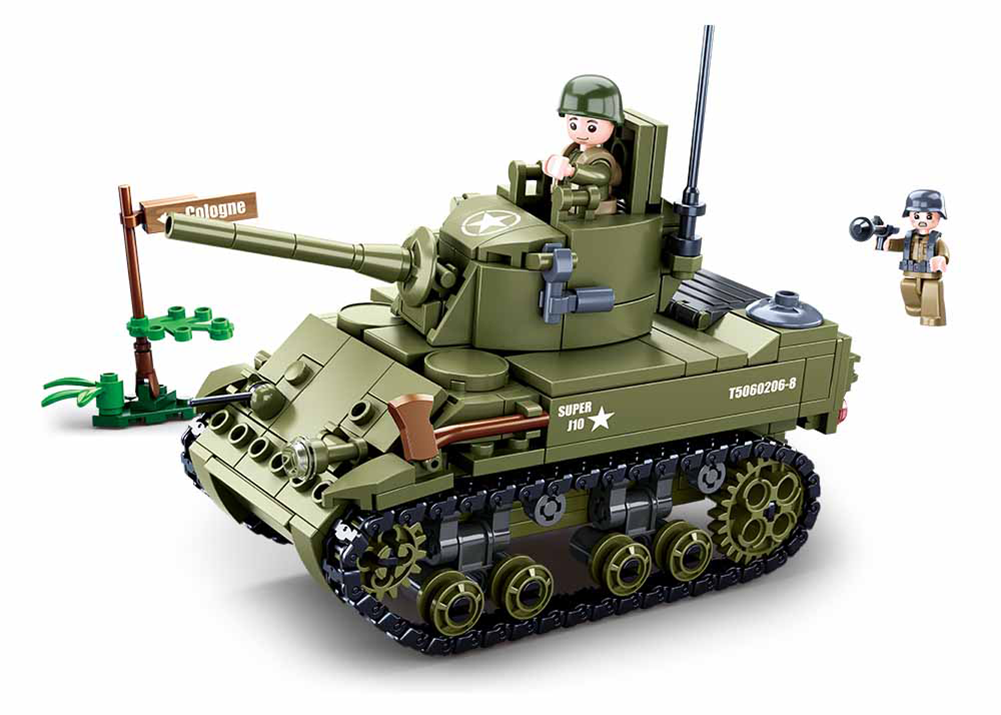 M38-B0856 Sluban Small Allied Tank