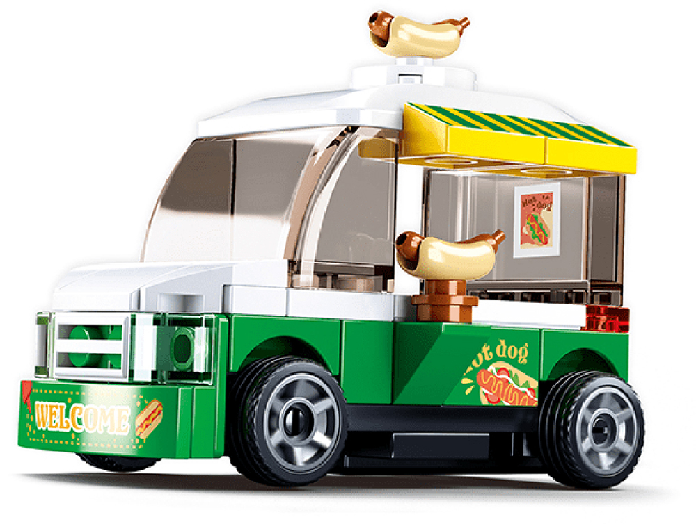 M38-B0933A Sluban Hotdog Wagen