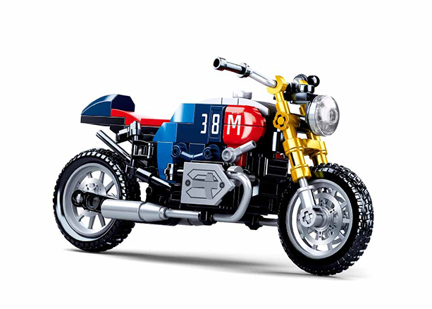 M38-B0958 Sluban Cafe Racer Motorcycle