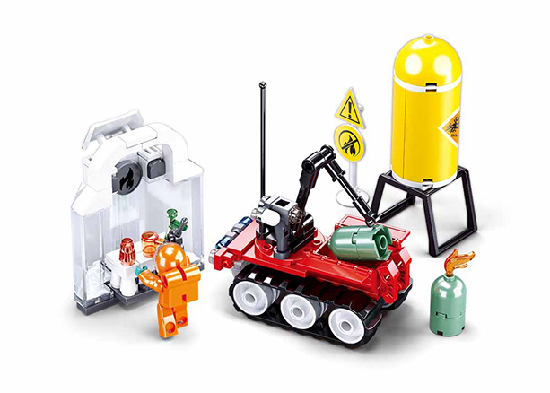 M38-B0963 Exercice robot pompier Sluban