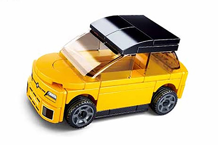 M38-B1067A Sluban - Pull-Back Electric Vehicle 1