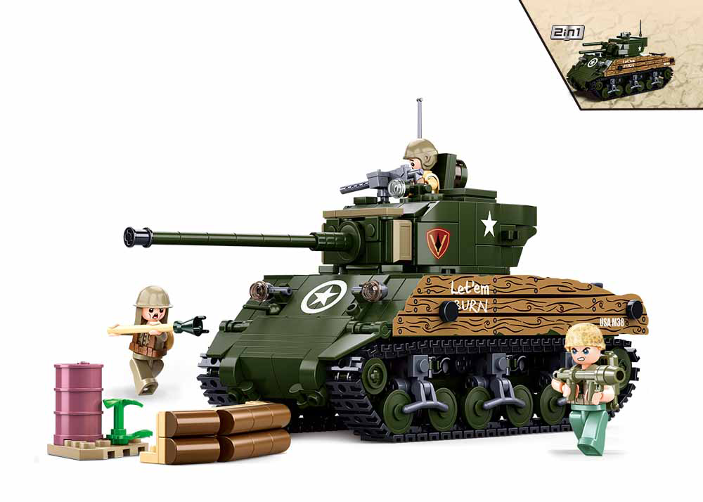 M38-B1110 Sluban - M4A3(76W) Medium Tank