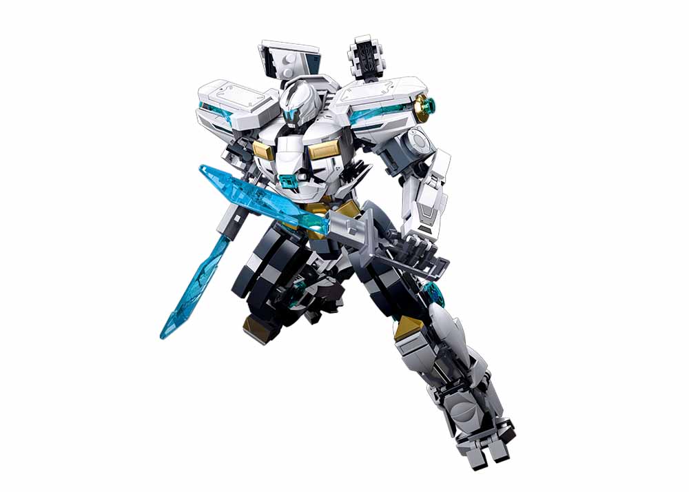 M38-B1151 P.R. Mecha blanc/gris Sluban