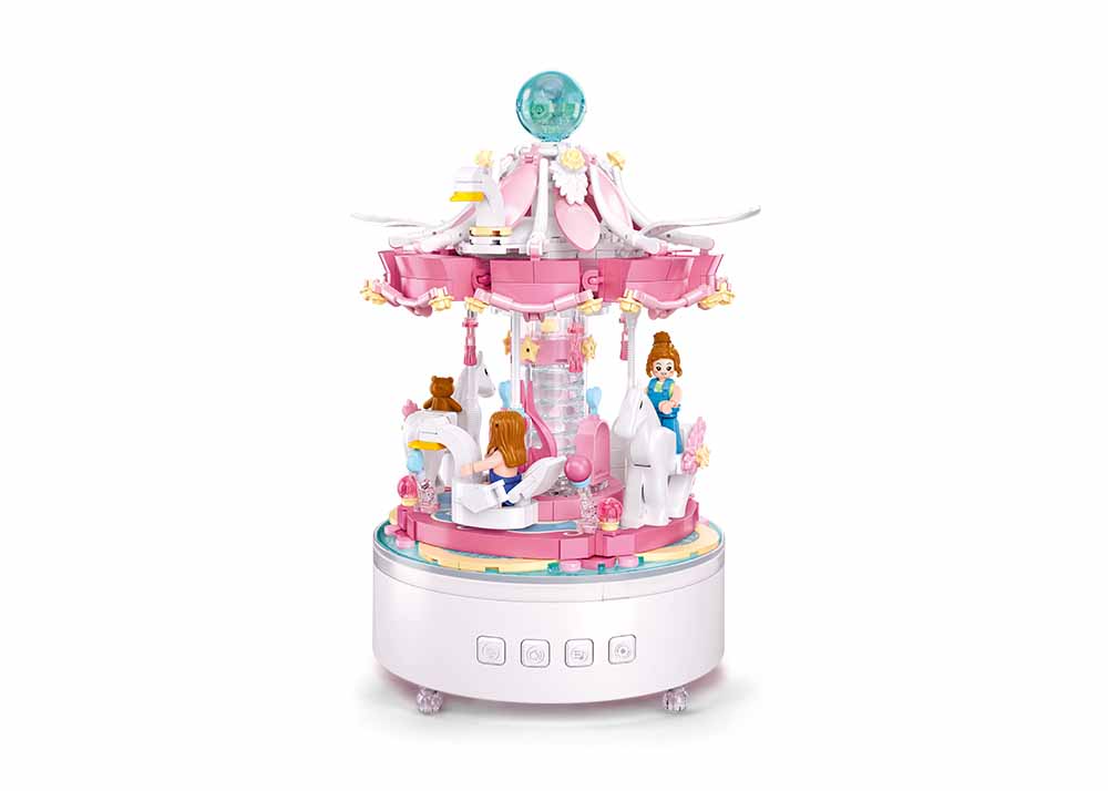 M38-B1171 Sluban - Carousel Music Box